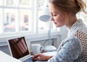 girl doing paperwork